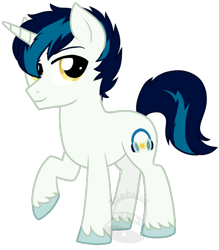 Size: 614x700 | Tagged: safe, artist:tambelon, oc, oc only, oc:livewire, pony, unicorn, male, solo, stallion