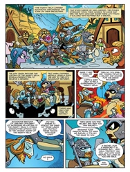 Size: 720x960 | Tagged: safe, artist:brendahickey, idw, rockhoof, steela oresdotter, legends of magic, spoiler:comic, spoiler:comiclom2, mighty helm, preview