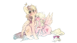 Size: 1024x576 | Tagged: safe, artist:dream--chan, oc, oc only, oc:dream whisper, oc:prince whateverer, blushing, licking, male, oc x oc, shipping, simple background, straight, tongue out, transparent background