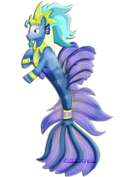 Size: 1600x2263 | Tagged: safe, artist:jucamovi1992, oc, oc only, oc:poseidon, merpony, pony, simple background, solo, transparent background