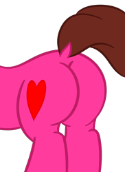 Size: 1584x2172 | Tagged: safe, artist:aarondrawsarts, oc, oc only, oc:rose bloom, pony, butt, butt only, plot, tumblr