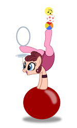 Size: 1171x1946 | Tagged: safe, artist:firefall-mlp, oc, oc only, oc:marionette, pony, backbend, clothes, contortionist, flexible, leotard, solo