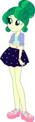 Size: 1600x5572 | Tagged: safe, artist:aqua-pony, oc, oc only, oc:felicity mossrock, equestria girls, absurd resolution, clothes, commission, equestria girls-ified, female, simple background, smiling, solo, transparent background