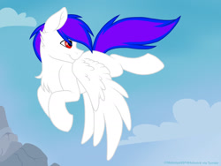 Size: 1280x960 | Tagged: safe, artist:melodytheartpony, oc, oc only, pegasus, pony, flying, male, simple background, stallion