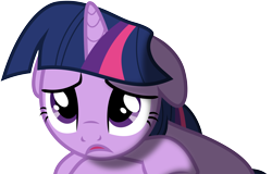 Size: 6238x4000 | Tagged: safe, artist:kysss90, twilight sparkle, magical mystery cure, floppy ears, sad, shadow, simple background, solo, transparent background, vector