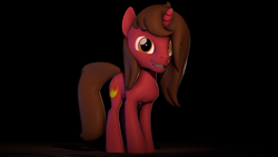 Size: 1920x1080 | Tagged: safe, artist:obsidianocelot, oc, oc only, pony, unicorn, 3d, male, solo, stallion