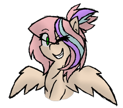 Size: 3072x2708 | Tagged: safe, artist:toothpastethy, oc, oc only, oc:sweet skies, pegasus, pony, simple background, solo, transparent background