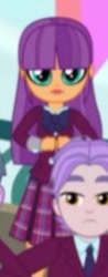 Size: 105x269 | Tagged: safe, screencap, ginger owlseye, equestria girls, friendship games, clothes, cropped, crystal prep academy uniform, school uniform