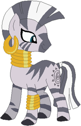 Size: 272x424 | Tagged: safe, artist:ra1nb0wk1tty, artist:selenaede, zecora, zebra, simple background, solo, white background