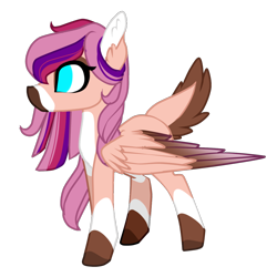 Size: 1024x1022 | Tagged: safe, artist:xxmissteaxx, oc, oc only, deer pony, hybrid, original species, peryton, pony, female, mare, simple background, solo, transparent background