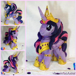 Size: 2000x2000 | Tagged: safe, artist:1stastrastudio, oc, oc only, oc:empress lumina, pony, collage, irl, photo, plushie, solo