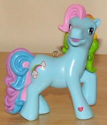 Size: 342x397 | Tagged: safe, rainbow dash (g3), g3, christmas, irl, merchandise, ornament, photo, solo