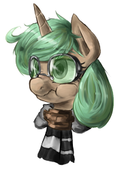 Size: 508x688 | Tagged: safe, artist:toisanemoif, oc, oc only, pony, unicorn, confused, green hair, scrunchy face, simple background, solo, transparent background