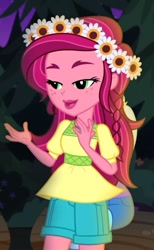 Size: 380x617 | Tagged: safe, screencap, gloriosa daisy, equestria girls, legend of everfree, cropped