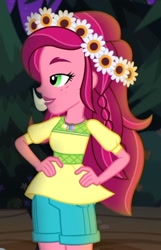 Size: 374x581 | Tagged: safe, screencap, gloriosa daisy, equestria girls, legend of everfree, cropped