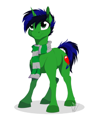 Size: 3000x4000 | Tagged: safe, artist:lupiarts, oc, oc only, oc:lupi, oc:lupiarts, pony, unicorn, cellshade, clothes, cute, digital art, female, mare, scarf, solo