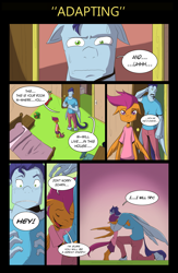 Size: 3307x5079 | Tagged: safe, artist:thedashies, scootaloo, soarin', anthro, absurd resolution, adopted offspring, adoption, comic, cute, cutealoo, floppy ears, hug, male, parent:rainbow dash, parent:soarin', parents:soarindash, scootadoption, scootalove, shipping, soarindash, straight, the dashies