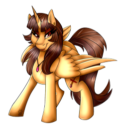 Size: 977x1004 | Tagged: safe, artist:poke-chan145, oc, oc only, oc:spring beauty, alicorn, pony, alicorn oc, female, simple background, solo, transparent background