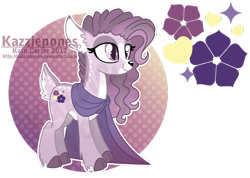 Size: 1024x731 | Tagged: safe, artist:kazziepones, oc, oc only, oc:loving petal, deer pony, original species, cloven hooves, female, reference sheet, simple background, solo, transparent background