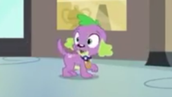 Size: 854x480 | Tagged: safe, screencap, spike, spike the regular dog, dog, equestria girls, friendship games, cropped, solo