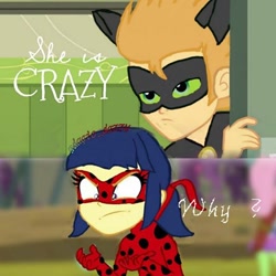 Size: 480x480 | Tagged: safe, edit, edited screencap, screencap, equestria girls, crossover, miraculous ladybug