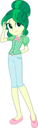 Size: 1280x4189 | Tagged: safe, artist:aqua-pony, oc, oc only, oc:felicity mossrock, equestria girls, absurd resolution, clothes, commission, cute, equestria girls-ified, female, simple background, slippers, solo, transparent background