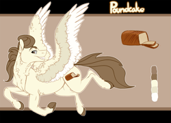 Size: 1125x810 | Tagged: safe, artist:bijutsuyoukai, pound cake, pegasus, pony, chest fluff, chest hair, older, reference sheet, solo