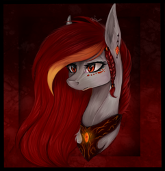 Size: 1155x1200 | Tagged: safe, artist:smallspark, oc, oc only, pony, bust, female, mare, portrait, solo