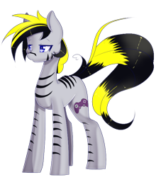 Size: 574x653 | Tagged: safe, artist:clefficia, oc, oc only, oc:sly, zebra, male, simple background, solo, transparent background