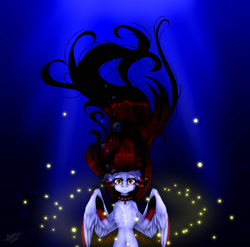 Size: 2025x2000 | Tagged: safe, artist:fellabyss, oc, oc only, pony, solo, underwater