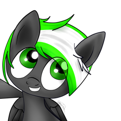 Size: 1000x1000 | Tagged: safe, artist:upsidedownpanda, oc, oc only, pegasus, pony, bust, selfie, simple background, solo, transparent background