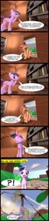 Size: 700x3152 | Tagged: safe, artist:geodesicdragon, derpibooru import, fluttershy, twilight sparkle, pegasus, pony, unicorn, 3d, book, bookshelf, caption, comic, crossover, gmod, half-life, half-life 2, strider