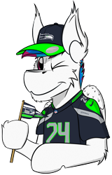 Size: 1501x2348 | Tagged: safe, artist:kamithepony, oc, oc only, oc:kami, pony, american football, clothes, football, jersey, nfl, seattle seahawks