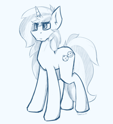 Size: 1280x1408 | Tagged: safe, artist:somecunt, oc, oc only, oc:tan sparks, pony, unicorn, cutie mark, dark eyes, male, sketch, solo, stallion