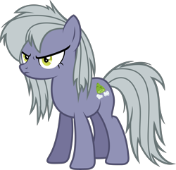 Size: 6000x5776 | Tagged: safe, artist:slb94, limestone pie, earth pony, pony, 80s, absurd resolution, alternate hairstyle, angry, frown, messy mane, simple background, solo, transparent background, unamused, vector