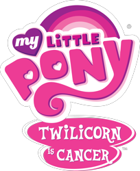 Size: 4000x4904 | Tagged: safe, edit, pony, alicorn drama, background pony strikes again, drama, drama bait, logo, logo edit, op is a cuck, op is trying to start shit, op may be stuck in 2013, simple background, slowpoke, the duck goes kwark, transparent background