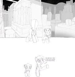 Size: 1694x1747 | Tagged: safe, artist:dsb71013, oc, oc only, oc:night cap, comic, dream, female, filly, monochrome