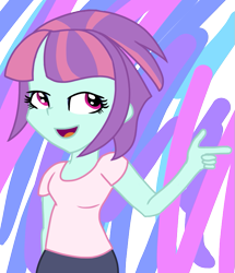 Size: 669x779 | Tagged: safe, artist:berrypunchrules, derpibooru import, sunny flare, equestria girls, solo