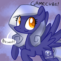 Size: 700x700 | Tagged: dead source, safe, artist:marytheechidna, pony, console ponies, gamecube, nintendo, ponified, solo