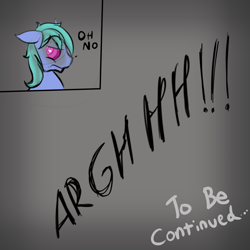 Size: 1226x1226 | Tagged: safe, artist:wulfanite, oc, oc only, oc:mimicry, pony, hypnosis, screaming, solo