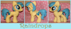 Size: 1000x407 | Tagged: safe, artist:krumm33, sunshower raindrops, irl, photo, plushie, solo