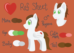 Size: 1024x724 | Tagged: safe, artist:leonbrony, artist:lordswinton, oc, oc only, pegasus, pony, bust, commission, galleryofgoodwill, lineless, lineless fullbody, reference sheet, solo, vector