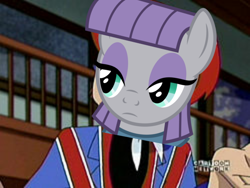 Size: 732x550 | Tagged: safe, edit, maud pie, earth pony, pony, cartoon network, crossover, mad mod, solo, teen titans, union jack