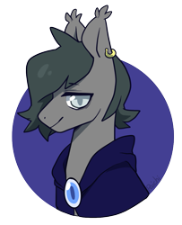 Size: 803x990 | Tagged: safe, artist:paichitaron, oc, oc:silver specter, bat pony, pony, dilf, ear piercing, earring, jewelry, looking at you, male, night guard, piercing, solo, stallion