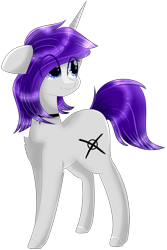 Size: 1534x2298 | Tagged: safe, artist:little-sketches, oc, oc only, oc:mystic swirl, pony, unicorn, eye clipping through hair, female, mare, simple background, solo, transparent background