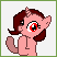 Size: 52x52 | Tagged: safe, artist:lavenderheart, oc, oc only, oc:lavenderheart, unicorn, animated, clapping, clapping ponies, female, gif, looking at you, mare, picture for breezies, red eyes, simple background, solo, white background
