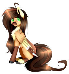 Size: 4418x4758 | Tagged: safe, artist:itsizzybel, oc, oc only, pegasus, pony, absurd resolution, simple background, sitting, solo, transparent background