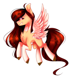 Size: 2683x2728 | Tagged: safe, artist:huirou, oc, oc only, oc:yeri, pegasus, pony, chest fluff, colored wings, female, high res, mare, simple background, solo, transparent background