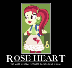 Size: 572x543 | Tagged: safe, derpibooru import, screencap, rose heart, equestria girls, motivational poster