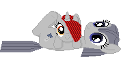 Size: 177x100 | Tagged: safe, artist:onil innarin, oc, oc only, oc:ore pie, oc:slate pie, pony, cute, pixel art, simple background, transparent background